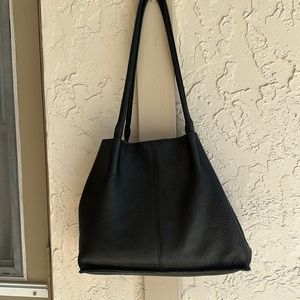 Hammitt Oliver Black Pebble Leather with dust bag